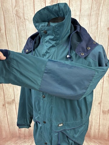 Keela Mens ZETLAND FLEECE Jacket Coat Vintage Retro Hooded Small Large Fit - Imagen 9 de 24