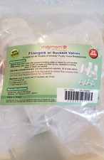 2 Pack 25MM Maymom Flanges with 4 Duckbill Valves Factory Sealed