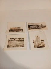 WWII Photo Lot -- 4 Pictures Of Destruction