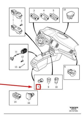 Genuine Volvo 12 Volt Accessory Power Outlet 31346792 for sale  