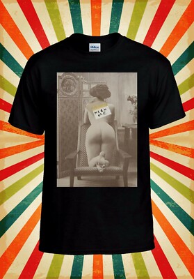 Retro Sexy Girl Kick Me lustig cool Männer Frauen Trägershirt Tank Top Unisex T-Shirt 2189