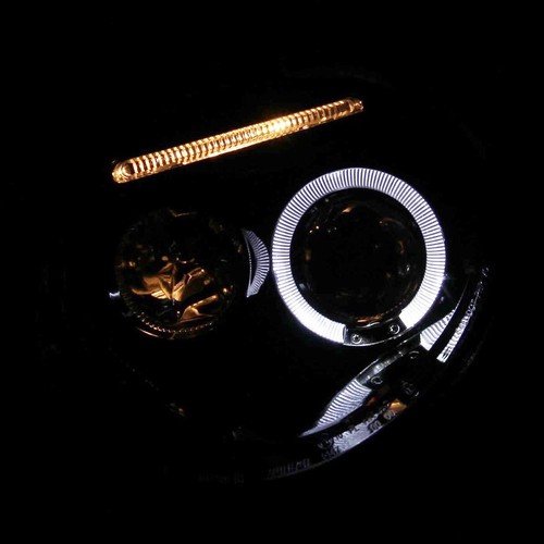 Smoke Projector Headlights Fits 1998-2005 VW Volkswagen Beetle Halo Left+Right - Picture 3 of 7