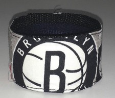 Brooklyn Nets Wristband Bracelet Pro Basketball Team Fan Game Gear NBA Shop Ball
