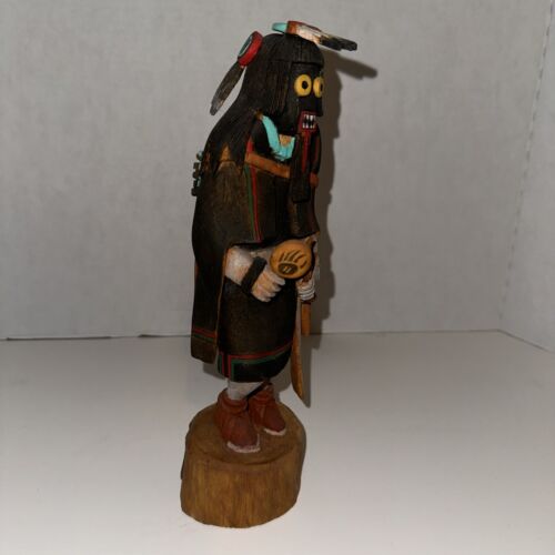 Hopi Kachina by Wilmen H. Hand Carved And Painted, Signed, 11” Tall - Picture 2 of 9