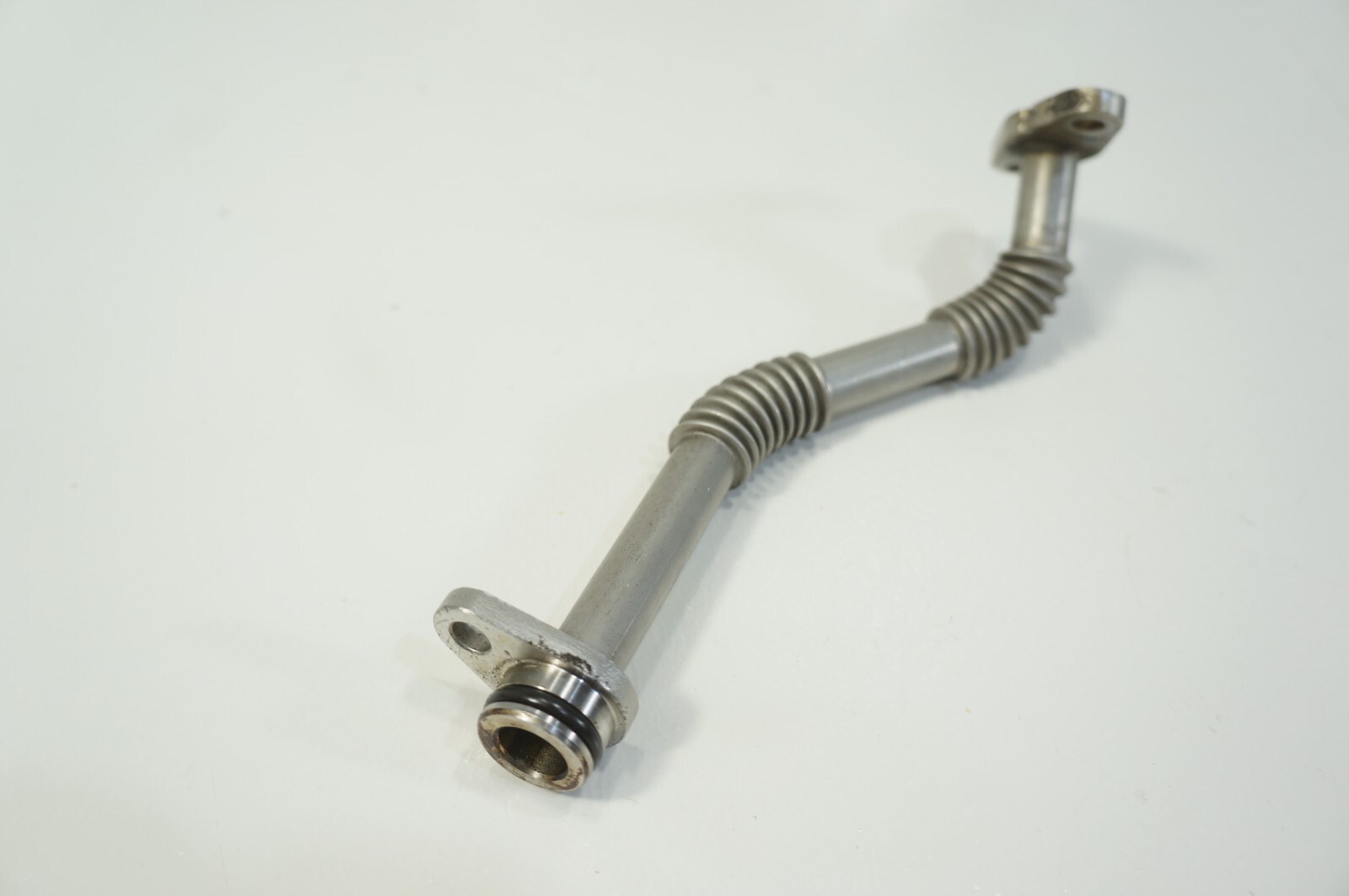 2014-2016 maserati ghibli LEFT DRIVER SIDE turbo oil pipe line hose return OEM