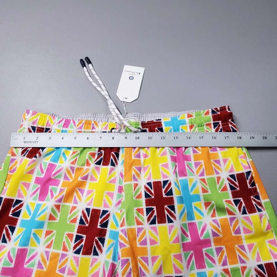 NOVO Bermuda de Natação Masculina Ben Sherman Bandeira da Inglaterra AOP Colorida - Imagem 4 de 4