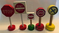 STREET SIGNS Thomas the Train tank engine friends wooden railway track brio