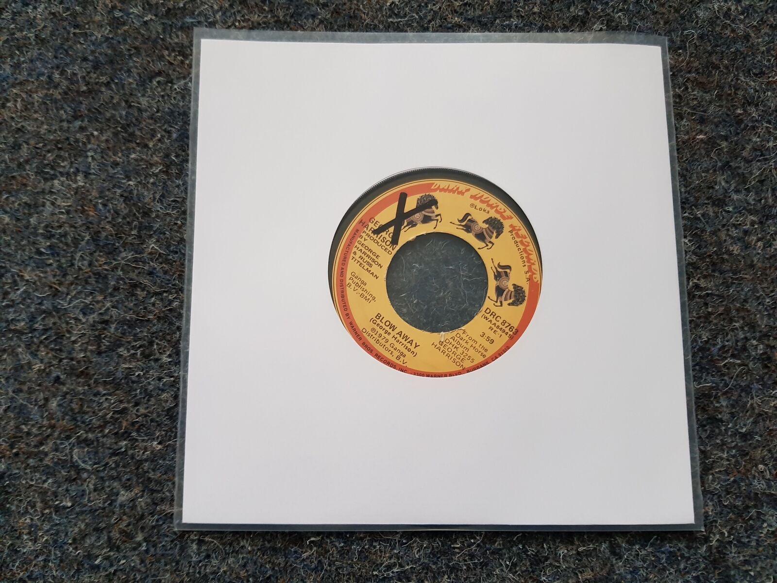 7"" Single Vinyl George Harrison/ The Beatles - Blow away/ Soft-hearted Hana US