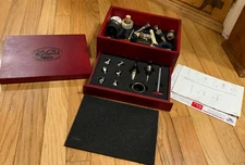 La Vigna Wine Box Accessories Wine Glass Charms Wood Gift Box incomplete read