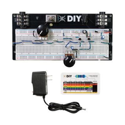 Coppersound Pedale zum Selbermachen Cir-Kit Komponenten und Breadboard Bundle (Silikon Fuzz)