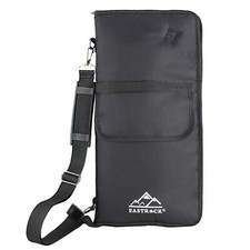 Drumsticks Bag Large Capacity Holds 20 Sticks Black with Carrying Strap