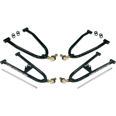 Lonestar Racing LSR Sport A-Arms Extended +2 Inch Black Honda TRX400EX TRX400X