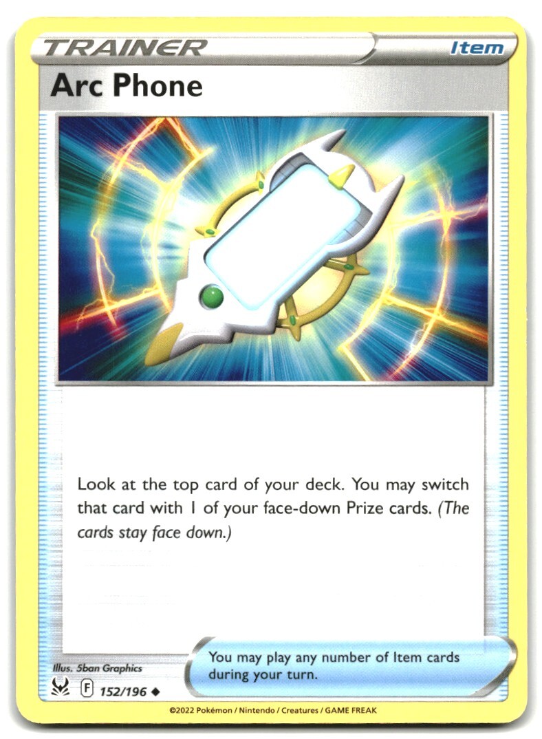 Pokemon Trading Card TCG Arc Phone #152