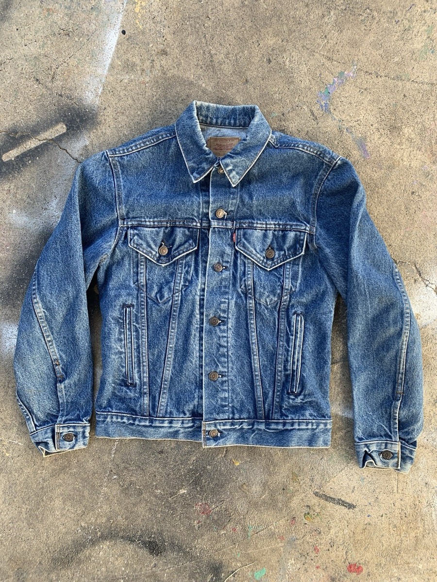 Levi Strauss & Co Size 36 Denim Jacket Vintage Made In