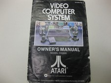 Atari 2600 CX2600 Video Computer System Rev 2 Owner's Manual ONLY 1978