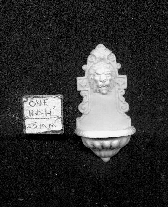 Statue - Wall Fountain -  UMST9 -  polyresin 1/12 scale dollhouse miniature