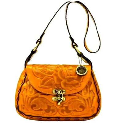 PATRICIA NASH purse Micaela Rose Tooled Leather Shoulder Bag 