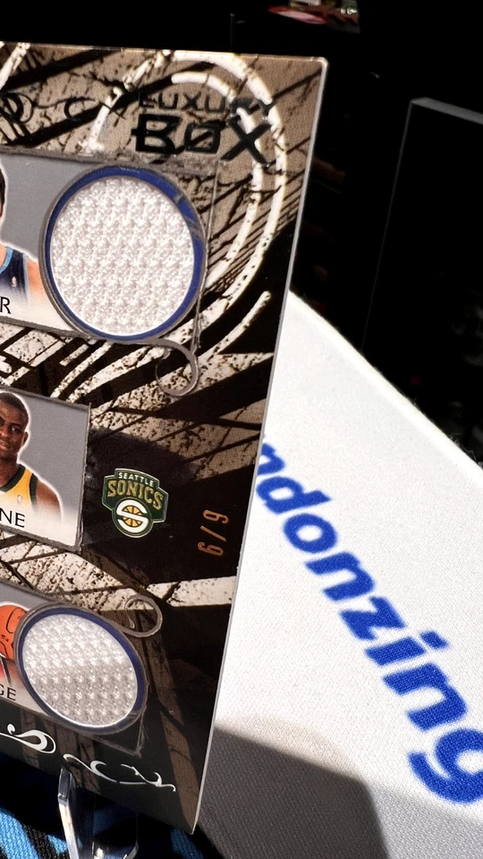 2006-07 Luxury Box Relics Five #15 Okur Sene Aldridge Bynum Miller Jersey 6/9 - Image 2 of 3