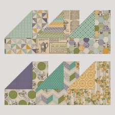 Stampin' Up AFTERNOON PICNIC Designer Series Paper 12 Sheets SAMPLER 6X6" Soft