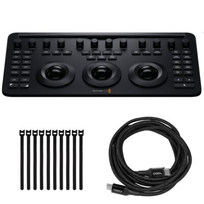 Blackmagic Design DaVinci Resolve Micro Color Black Panel Bundle