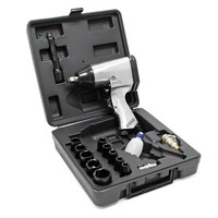 Druckluft Schlagschrauber Set 17 Tlg 320Nm Luftdruck Druckluftschrauber