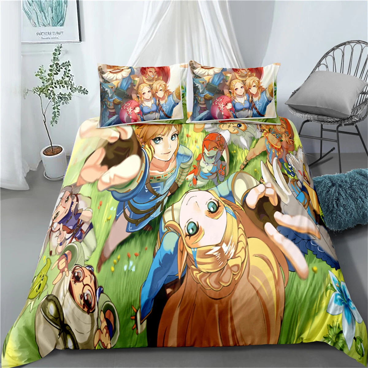 The Legend of Zelda Bedding Set, Gift for Friends