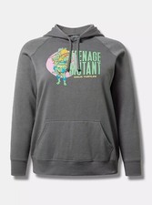 Torrid Teenage Mutant Ninja Turtles Sweatshirt Hoodie Gray NWT New 2X