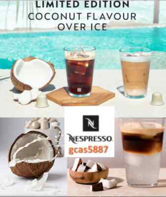 Nespresso SETS COCONUT LIME Limited edition PARIS MIAMI ISTANBUL COFFEE  CAPSULES