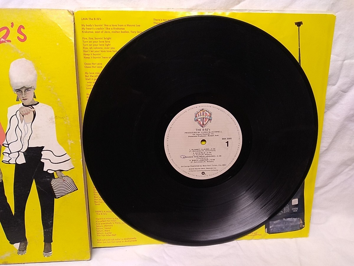 米LP B-52s B-52s BSK3355 WARNER BROS /00260 THE B-52's Self Titled Vinyl LP Record 1979 Warner Bros