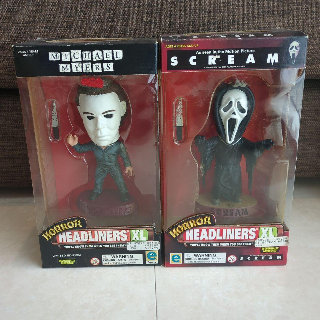 HEADLINERS MICHAELMYERS Scream Figure with serial number | eBay