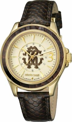 Roberto Cavalli by Franck Muller Women's RV1L002L0046 Swarovski Rose-Gold Watch