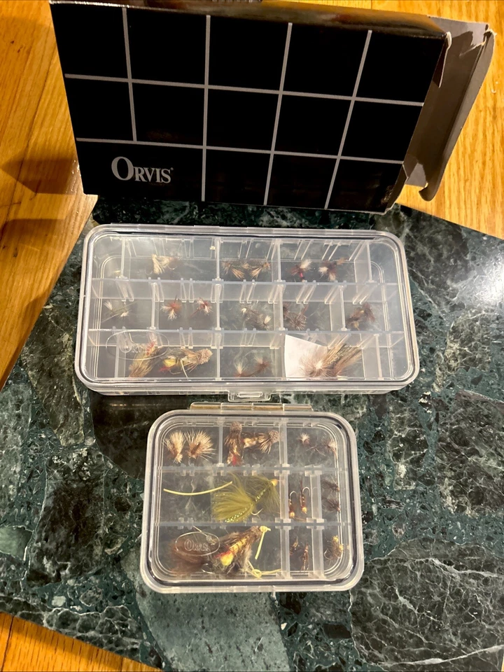 Moscas secas y ninfas ORVIS de colección como nuevas nunca pescadas Foto 4 de 4