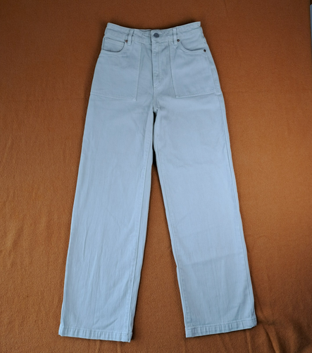 Abrand Jeans Womens Size 28 A'94 High Rise Wide Leg Stretch Baggy Zip Fly Denim - Picture 2 of 24