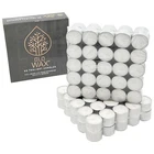 Tea Lights 8 Hour Long Burn Night Candles Unscented Tealights Nightlight 100