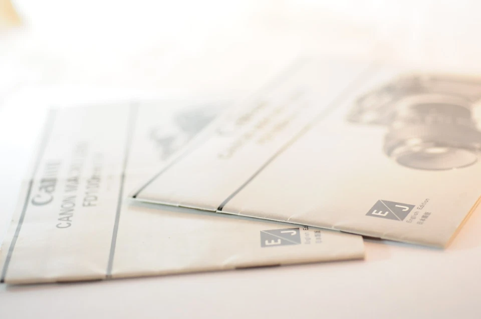 Manual de instruções da lente Canon FD macro 100mm f/4 - Imagem 3 de 3