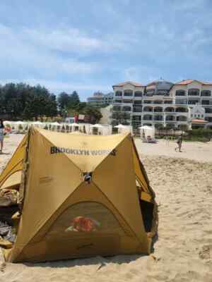 テント・タープ BROOKLYN WORKS GATEWAY SHADE YELLOW BROOKLYN WORKS] Gateway Shade / Camping tent / Express / Genuine
