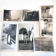 Vtg Photos Soldiers Pilots Army Lot Of 8