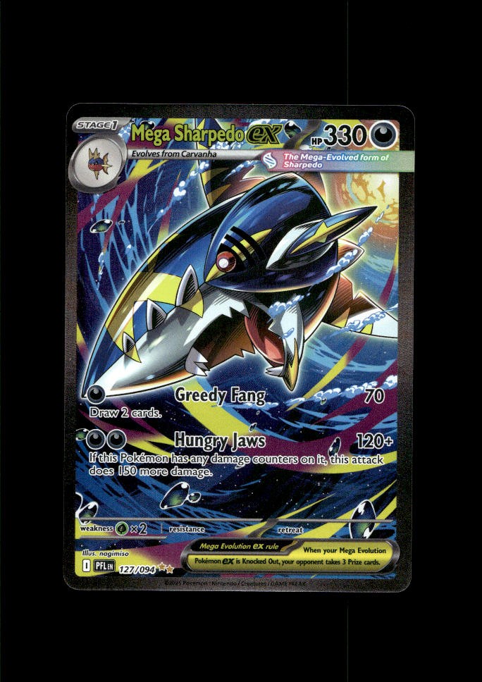 ME02: Phantasmal Flames #127/094 Mega Sharpedo ex