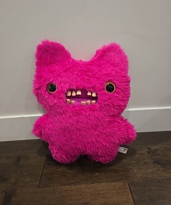 Mr. Buttons FUGGLER BIGG FUGG Plush XL 18  Pink Monster Teeth Jumbo Limited Ed.