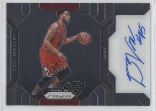 Denzel Valentine #97 2016 Panini Prizm Autographs card