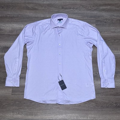 Peter Millar Crown Crafted Excursionist Flex Micro Print Shirt Men's Large L NEW