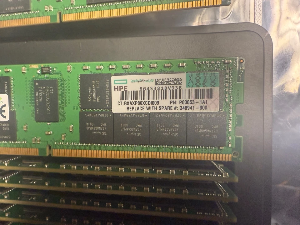 HP HPE 64GB MEMORY 1X64GB 2RX4 PC4-2933Y-RB3-12 P03053-1A1 348941-001 SERVER RAM - Image 3 of 3