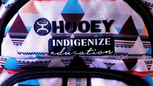 NWT Hooey OX Cream / Black Aztec Backpack BP064AZCR Cowboy Western School Travel - Picture 9 of 16