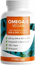 Omega-3 vegan Kapseln 90x - 2000 mg Algenöl ...