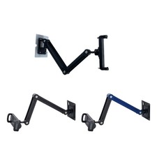 Foldable Carbon Steel Phone Holder Easy Positioning Arm Wall Mount 360 Rotation