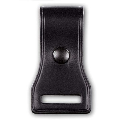 Leather Mic Holder with Black snap BLACK
