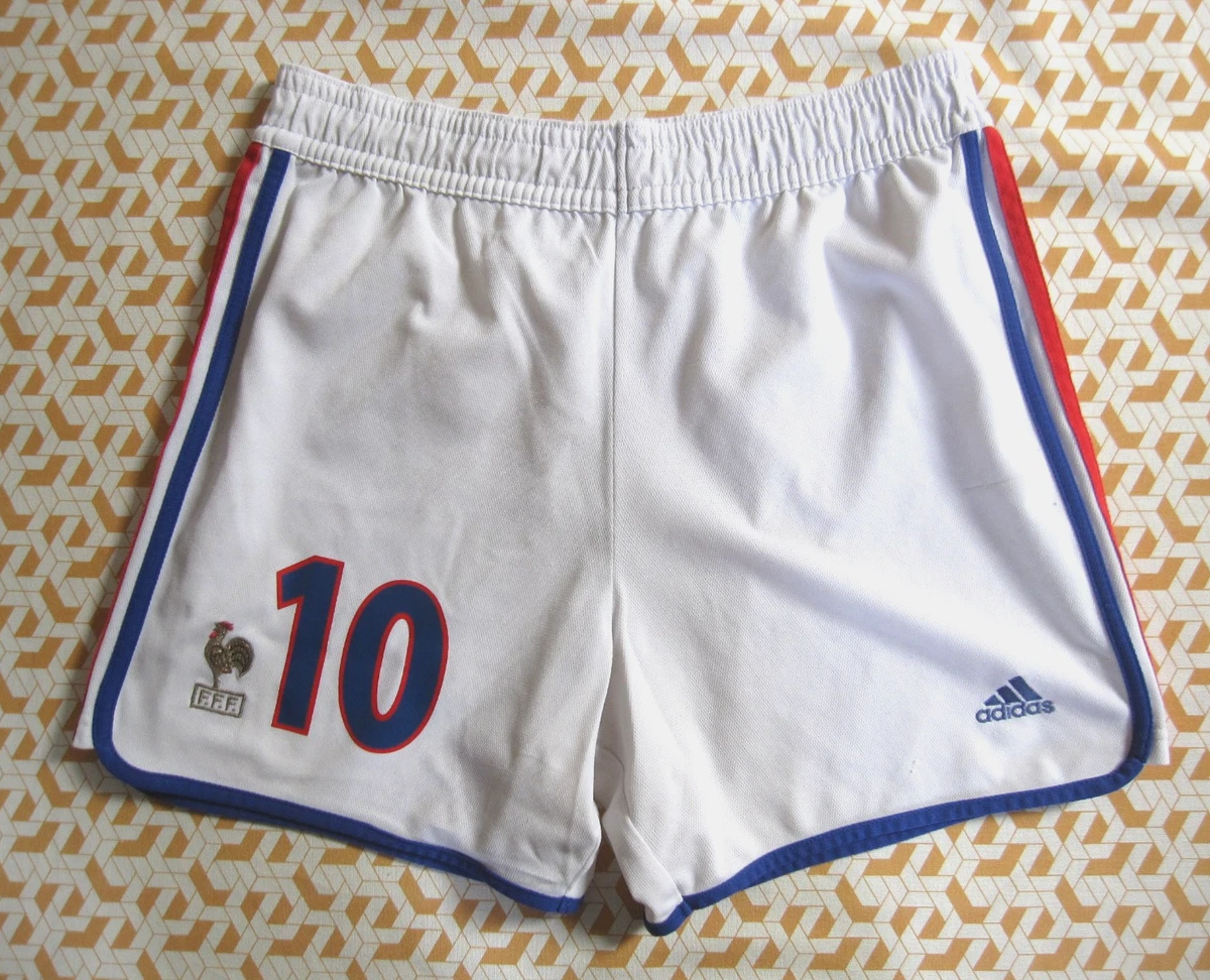 Short KOPA Equipe de France Polyamide Nylon Blanc Vintage 80