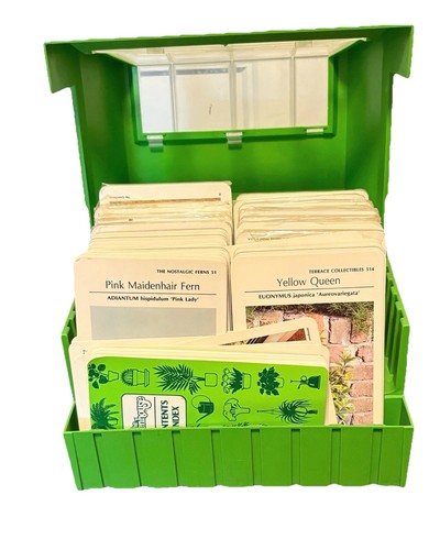 1978 The Greenhouse Plant Gardening Index Card Set By Western Publishing
