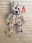 Vintage 1999 TY Beanie Babies Collection - TY 2k Bear Confetti w/ Tags