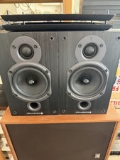 Wharfedale Diamond 9.0 Bookshelf Speakers + Grills - Small - Black - Tested POST